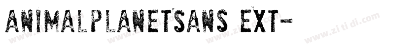 AnimalPlanetSans Ext字体转换